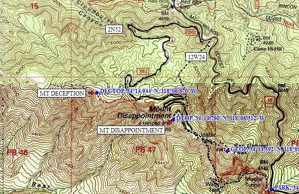 Mount lowe outlet campground