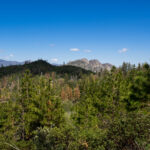 Split Mountain and Black Mountain #5, taken from Sunday Peak