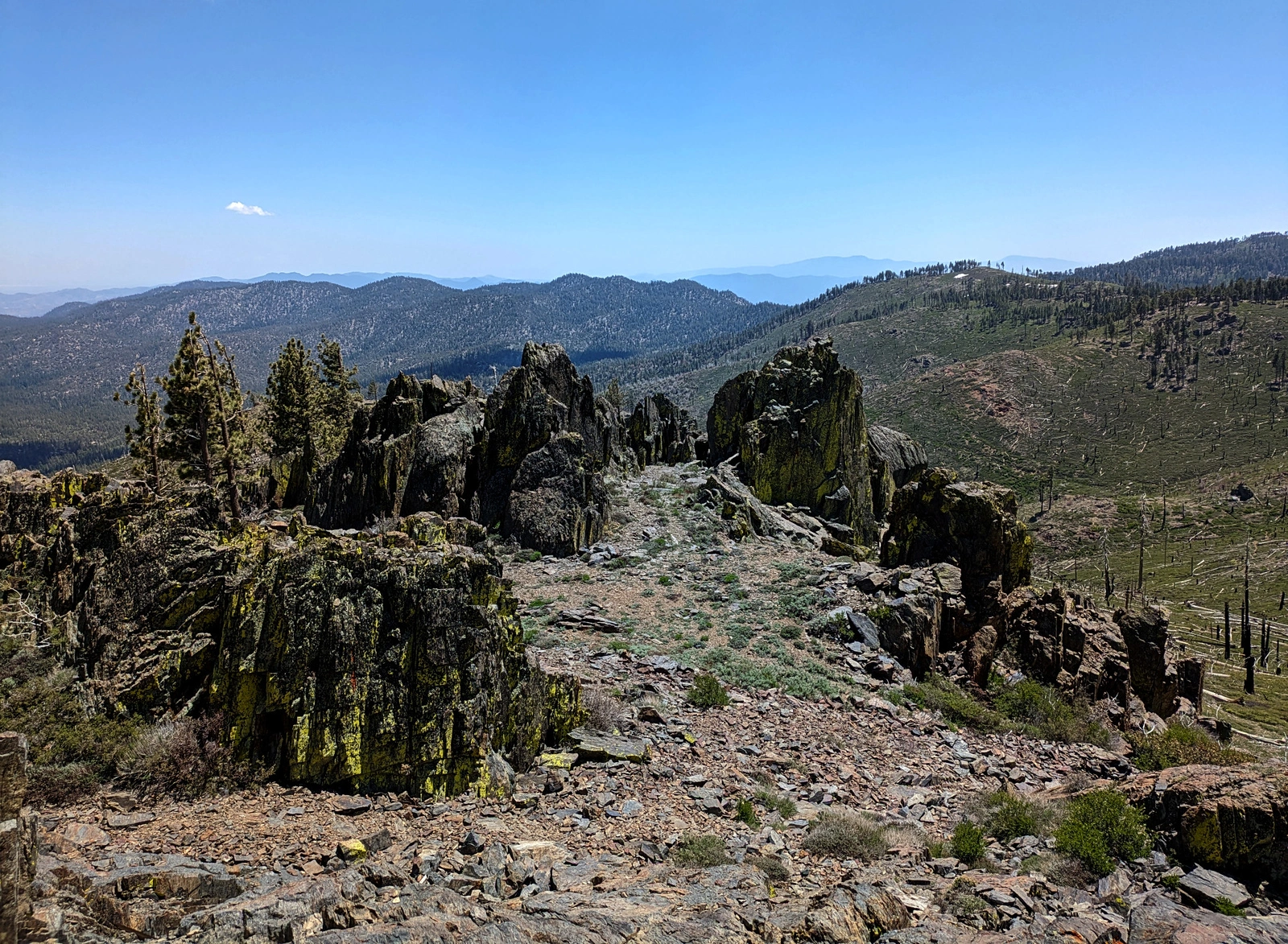 Piute Lookout summit