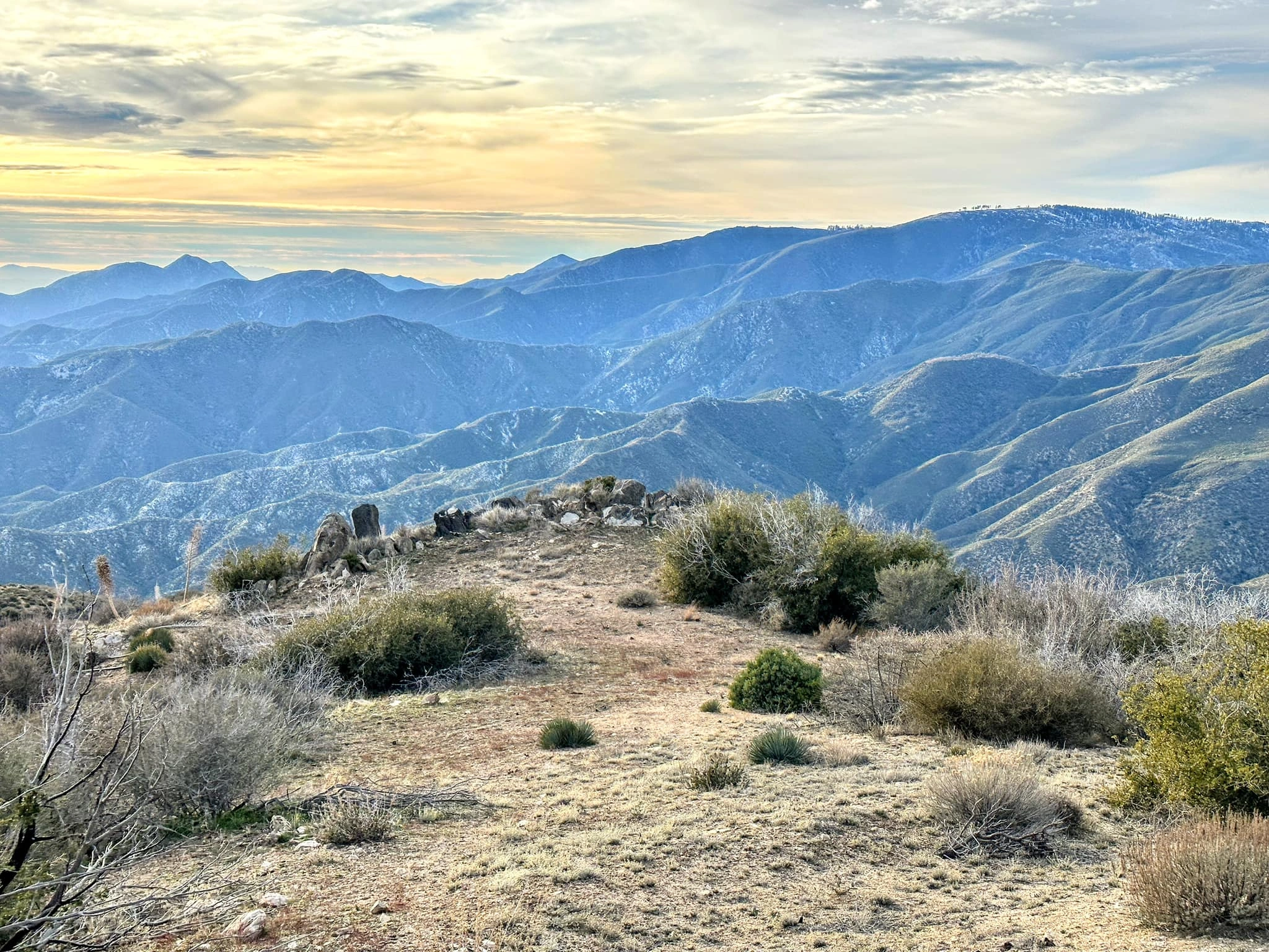 Mount Gleason (right) taken from Pacifico, with Iron Mountain, Condor and the Little Four