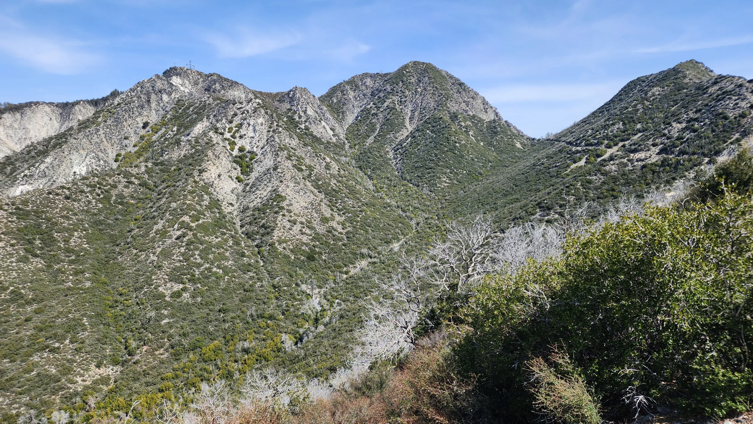 San Gabriel Peak From the Mount Lowe Trail