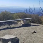 San Gabriel Peak Summit bench