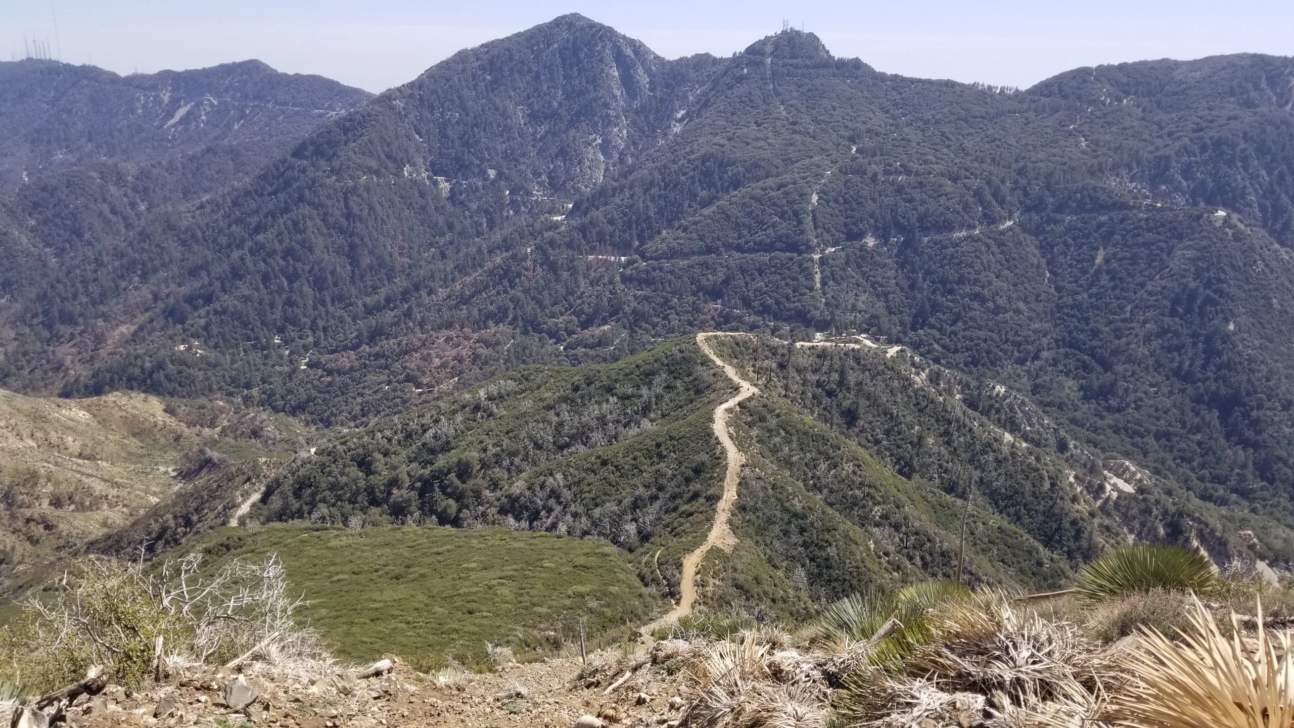 San Gabrie Peakl, taken from Lawlor