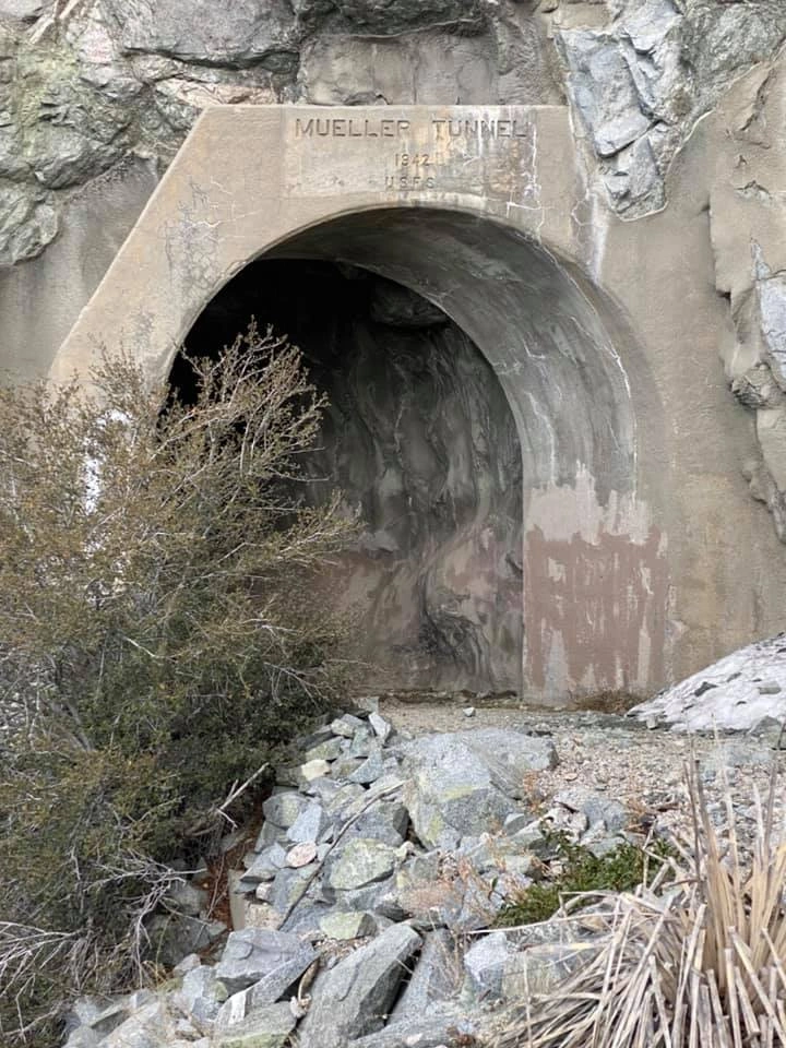 Mueller Tunnel, on the way to San Gabriel Peak