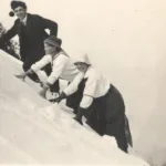 Winter Sierra Club ascent of San Gabriel Peak, 1914