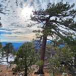 Waterman Summit to the ocean to the west