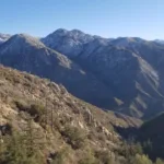 Twin peaks, taken from Angeles Crest Highway