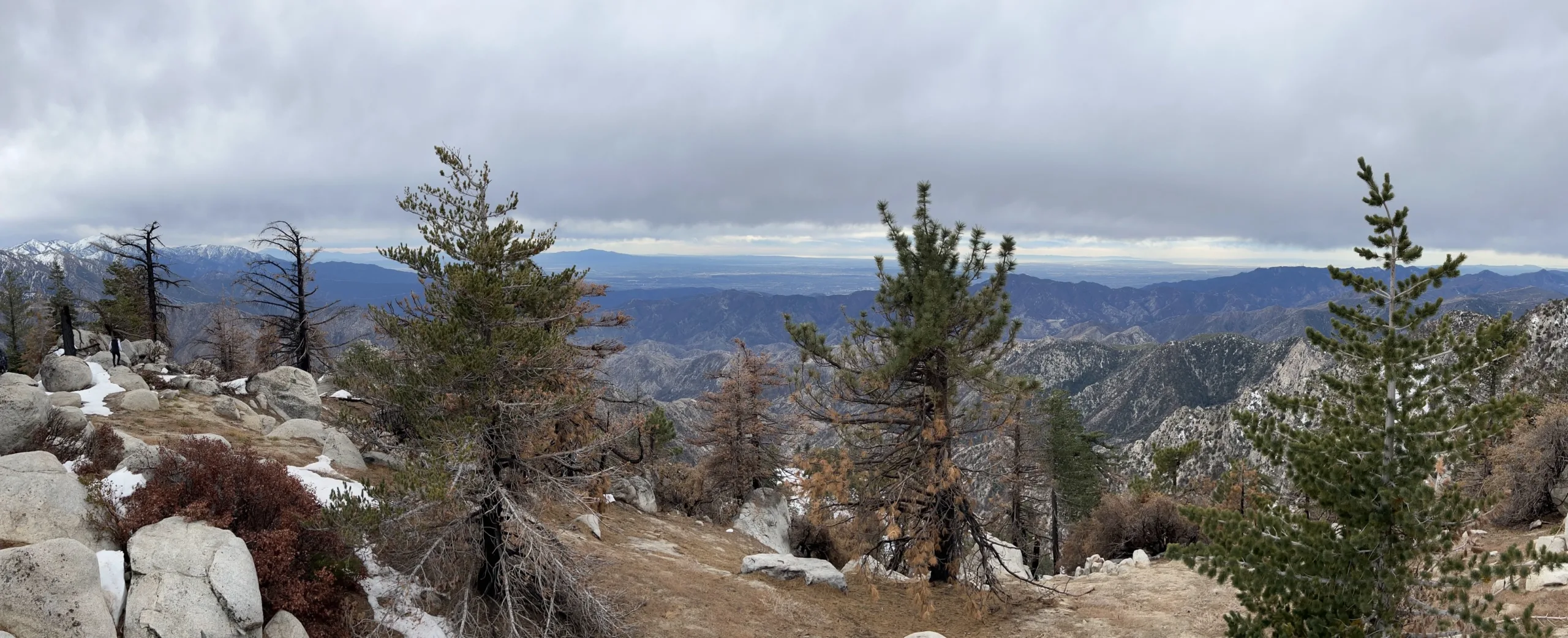 Twinpeaks summit view looking south