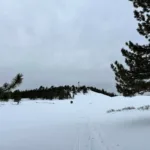 Mount Pinos with snow