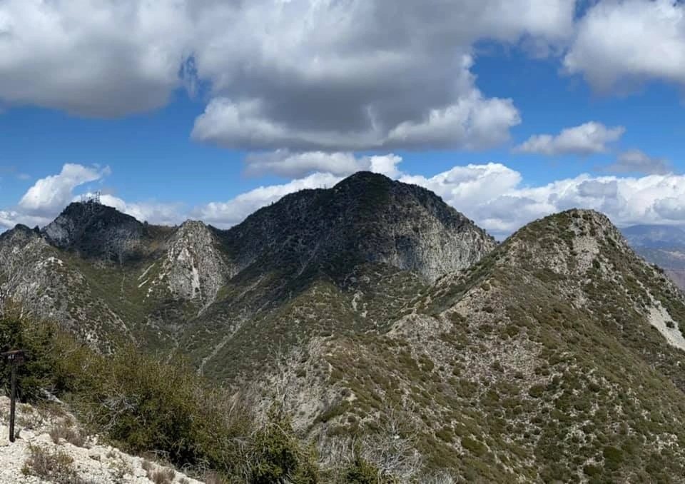 Mount Disappointment, San Gabriel, Markham, taken from Mount Lowe