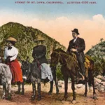 1918 Postcard of Mount Lowe, San Gabriel Peak behind