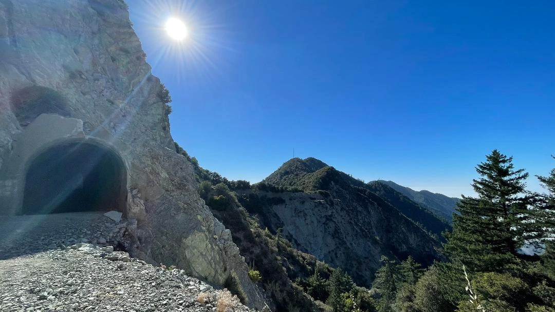 Occidental Peak, taken from Mount Lowe Road