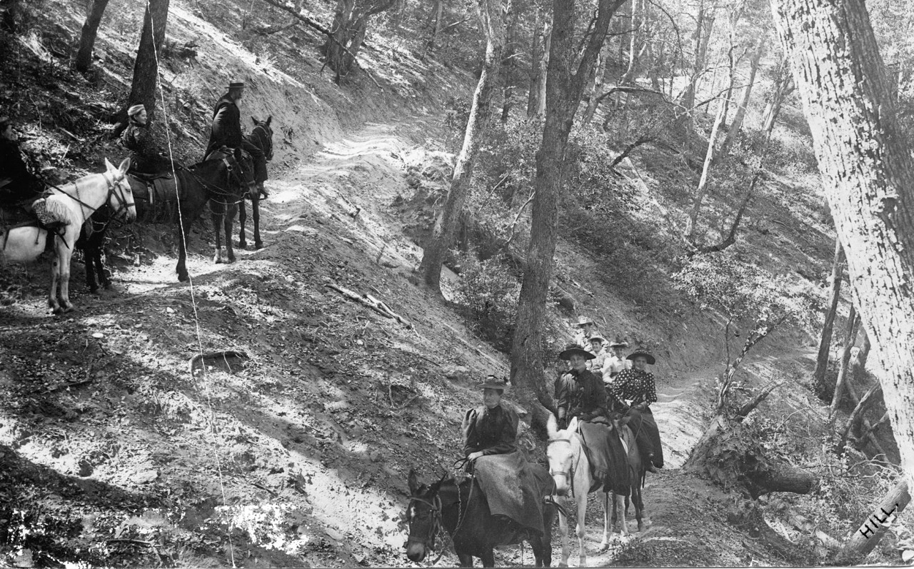 Riding the Mount Wilson Trail 1898