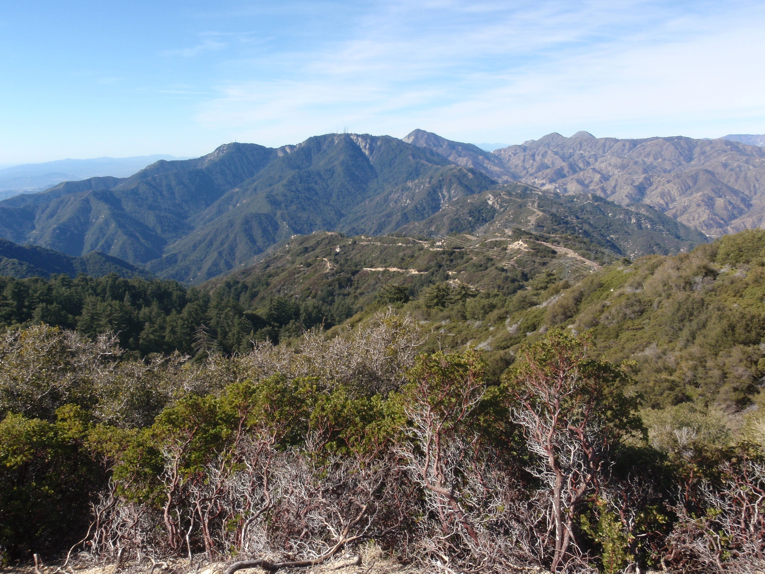 Mount Wilson, taken from Monrovia Peak