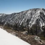 Etiwanda Peak on the Left, with Cucamonga Peak