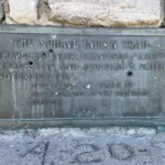 Plaque on the summit of Monument #2 recognizing the Anza Expedition and indigenous trade routes