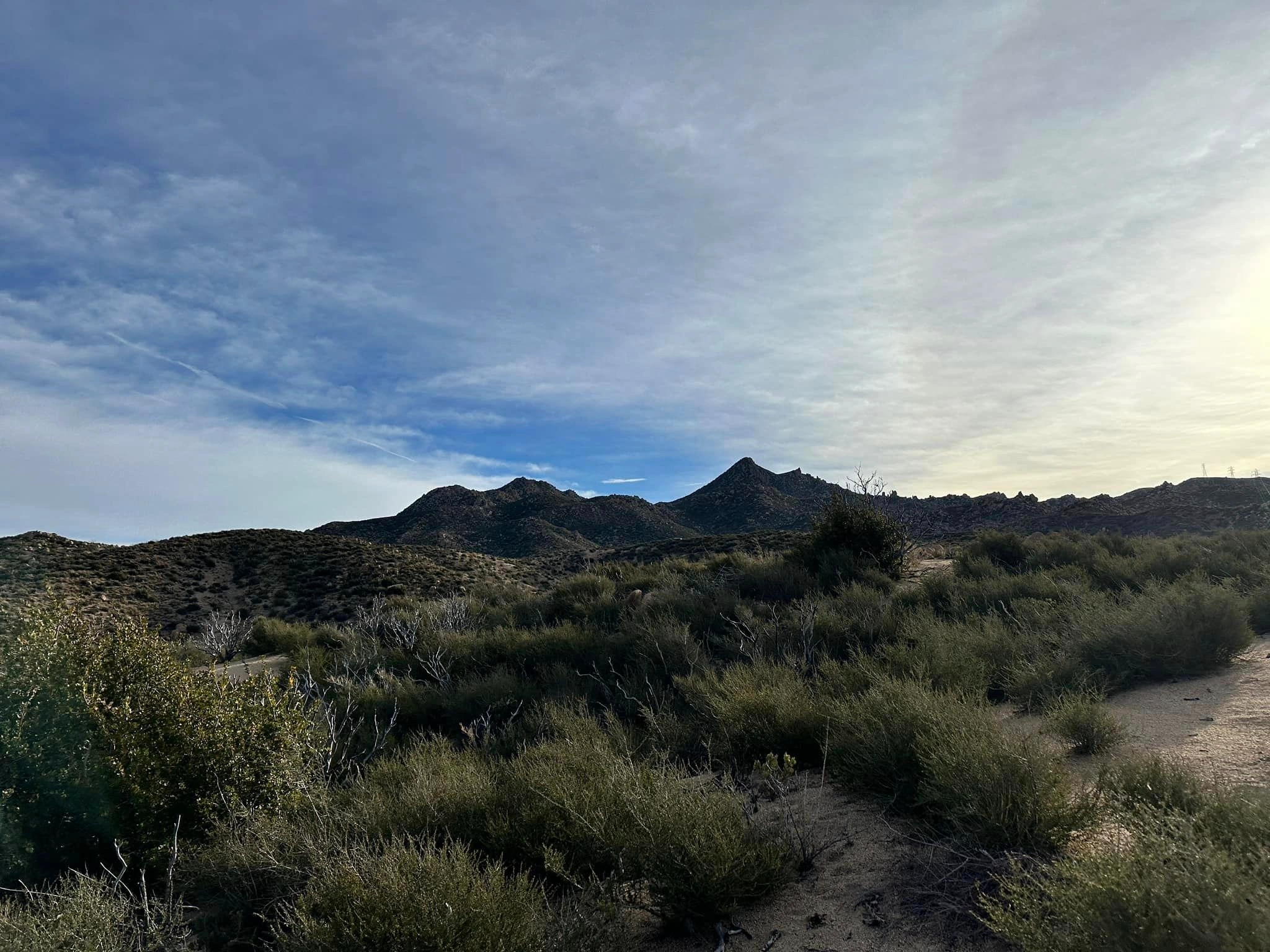 The Pinnacles, taken from the west