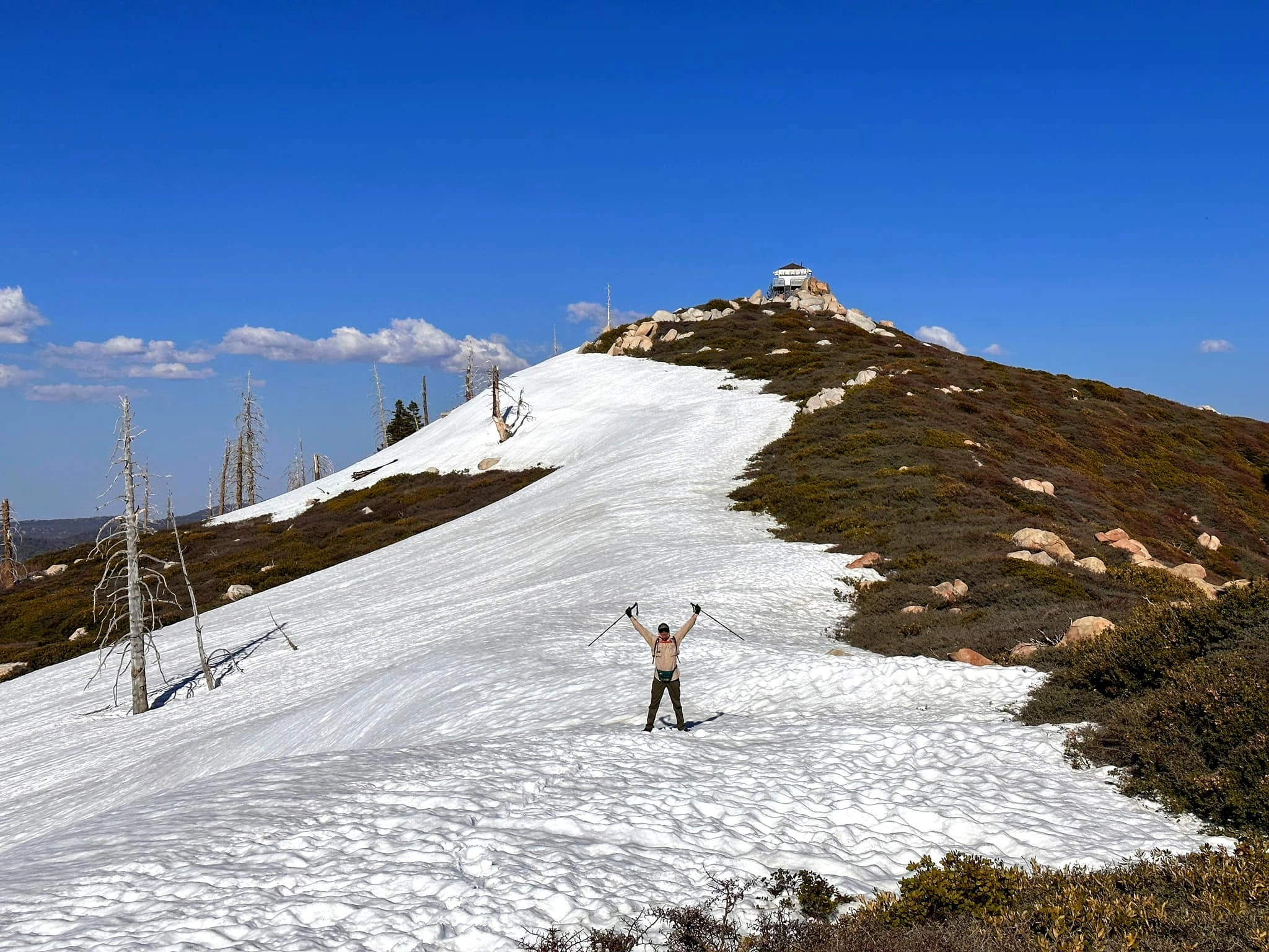 Butler Peak, taken from Crafts with snow