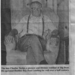 Charles Tayles and the Coon Creek Cabin lodge