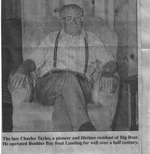 Charles Tayles and the Coon Creek Cabin lodge
