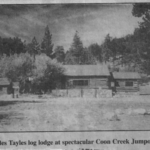 Charles Tayles and the Coon Creek Cabin lodge