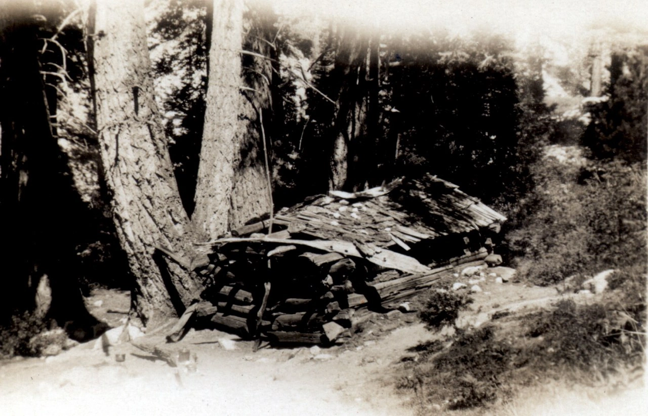 Dobbs Cabin in 1930, by Glen Dawson