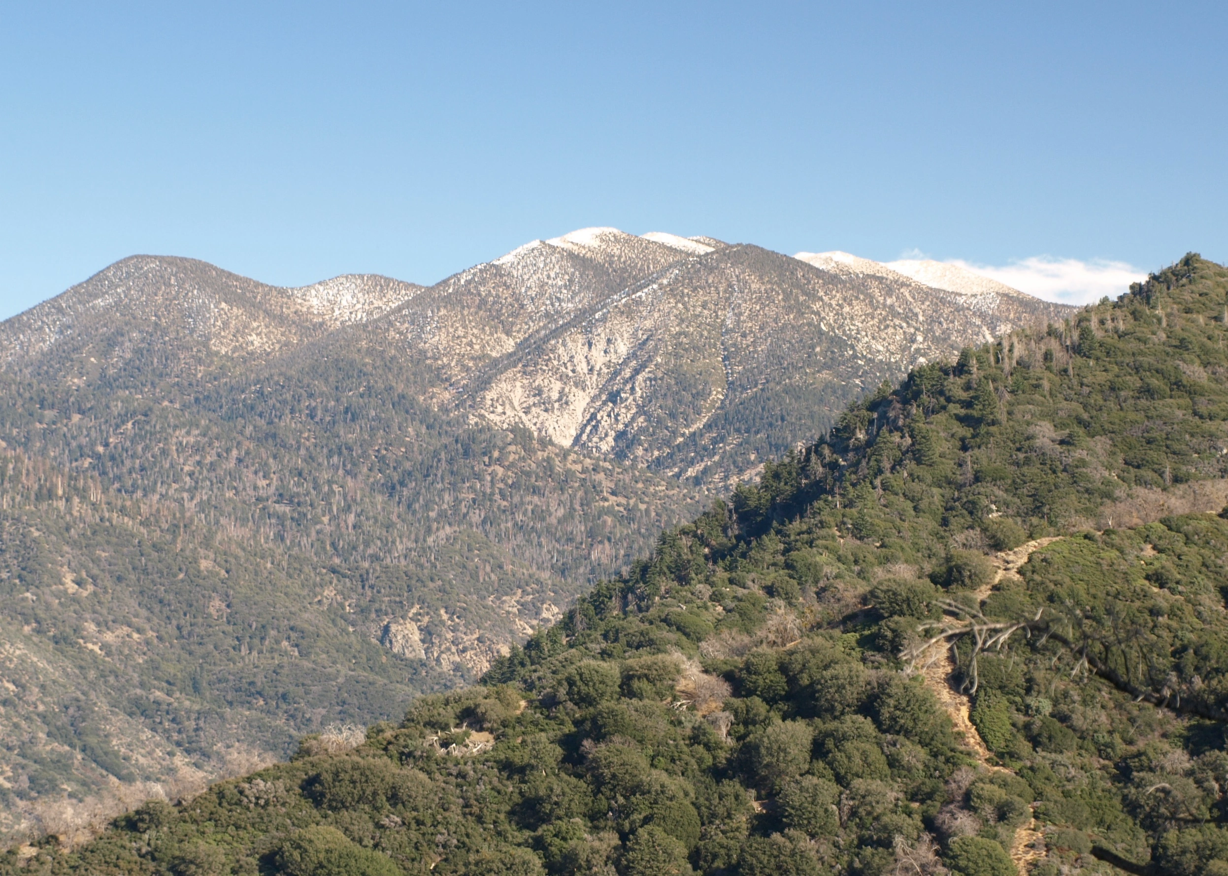 Gorgonio, taken from Yucaipa Ridge