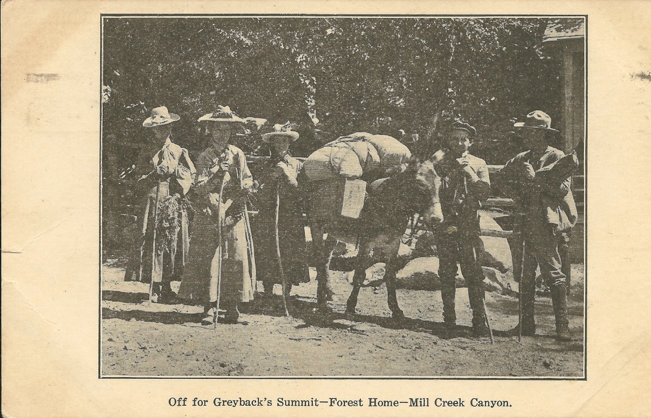 Trip to San Gorgonio in 1907