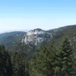 Suicide Rock, taken from the Devils Slide Trail