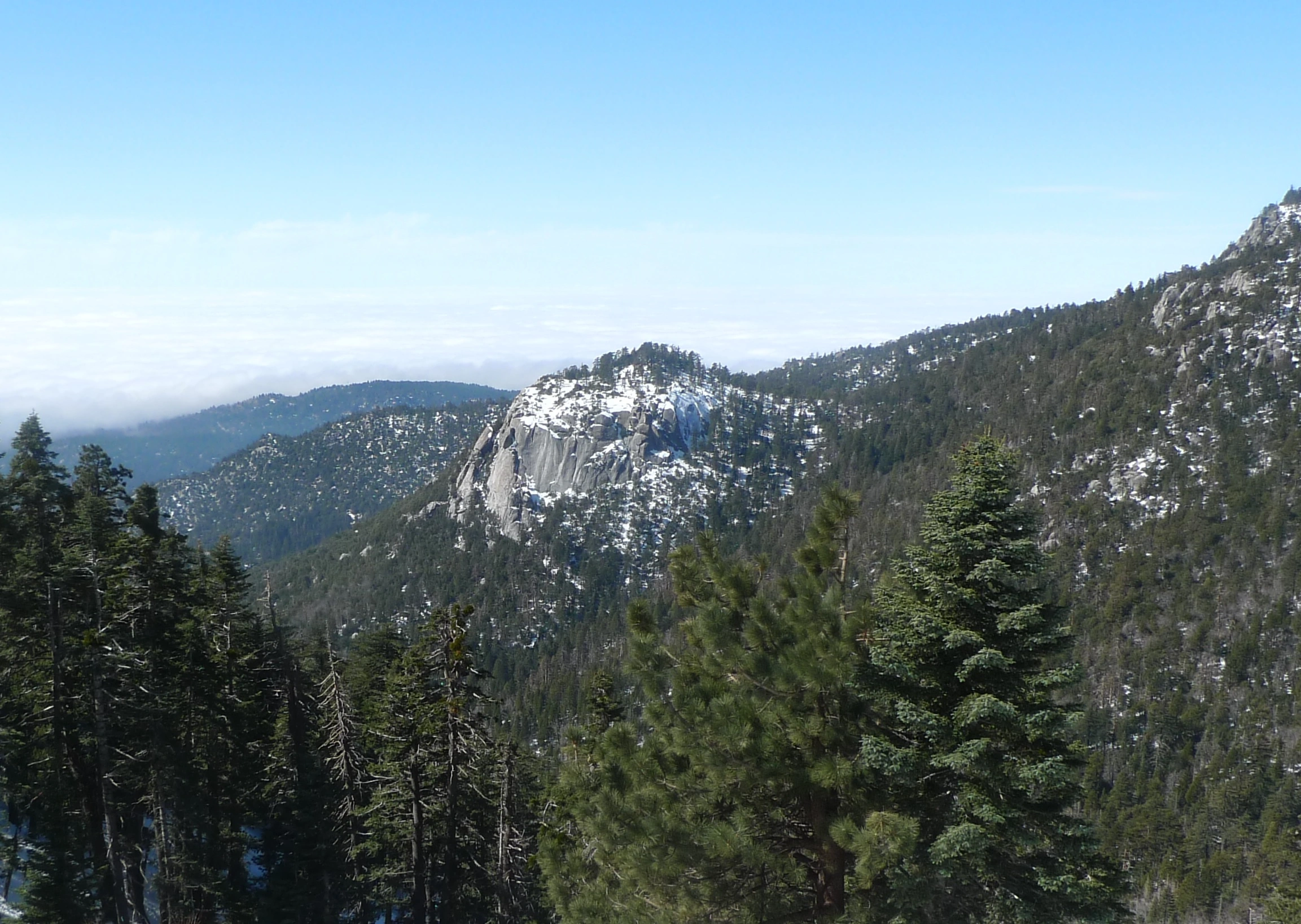 Suicide Rock, taken from the Devils Slide Trail