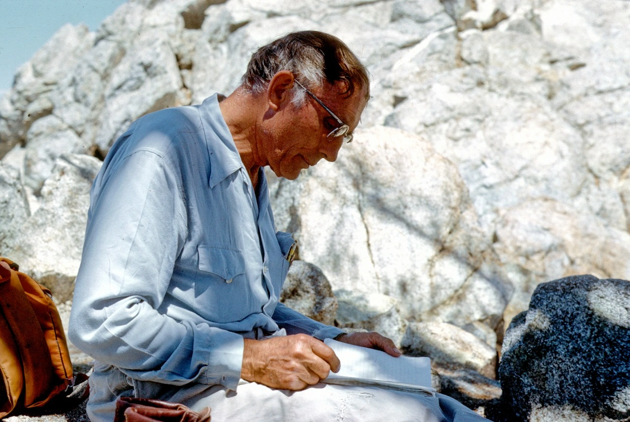 R.S. Sam Fink on Ontario Peak 1972