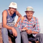 R. S. Sam Fink with Bob Cates 1973