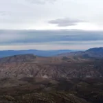 Asbestos Mountain in the Distance with Martinez Mountain Beyond
