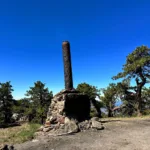 Cabin ruins on summit of Santa Rosa