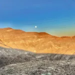 Moonrise at Sunset, taken from Villager