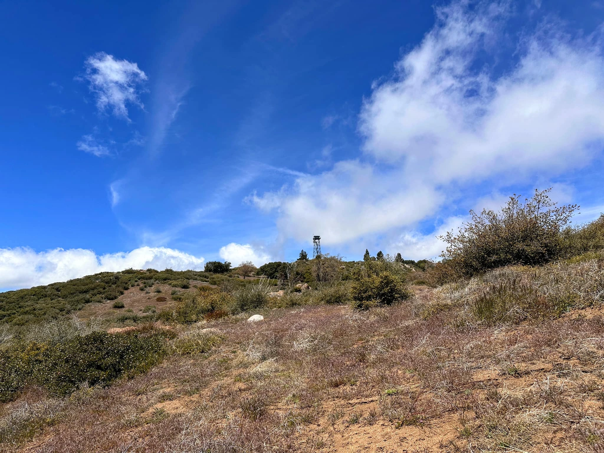 Palomar Lookout In Distance