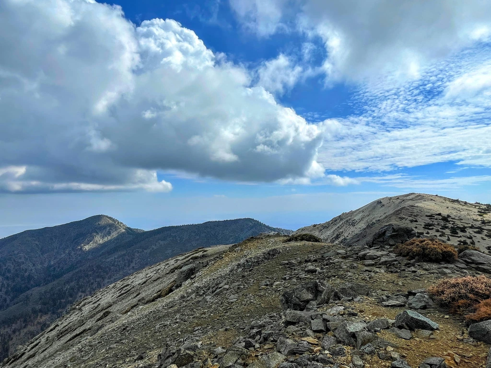 Pine Dawson Baldy, taken from West Baldy