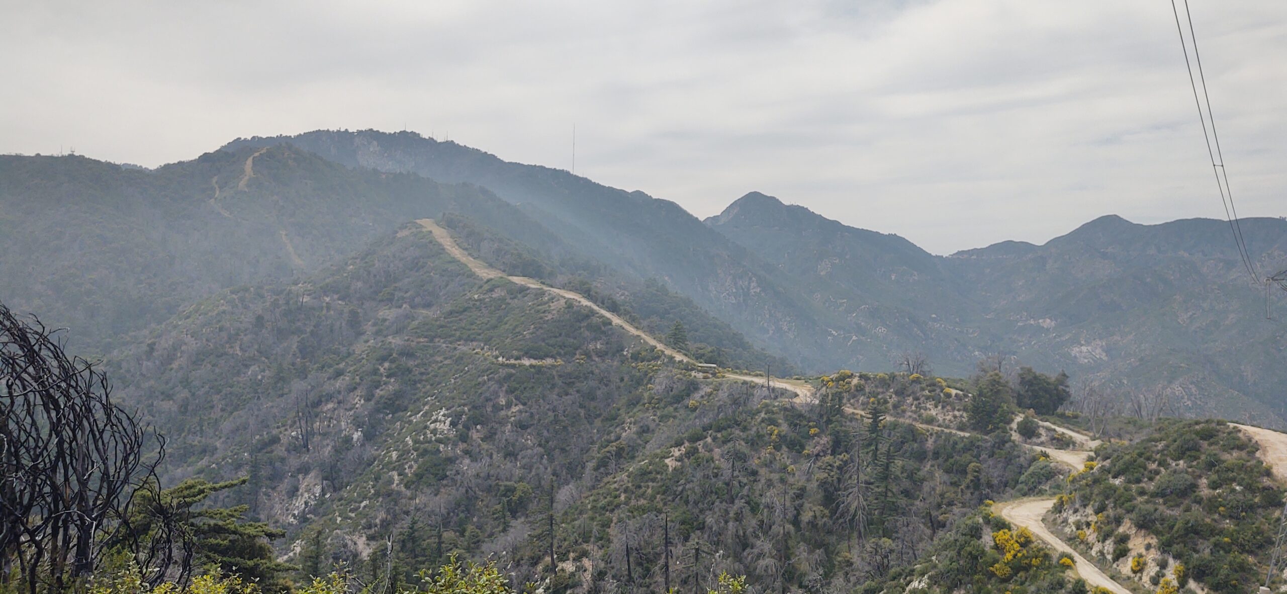 Mount Wilson from Newcomb Peak, photo by Steve Russell